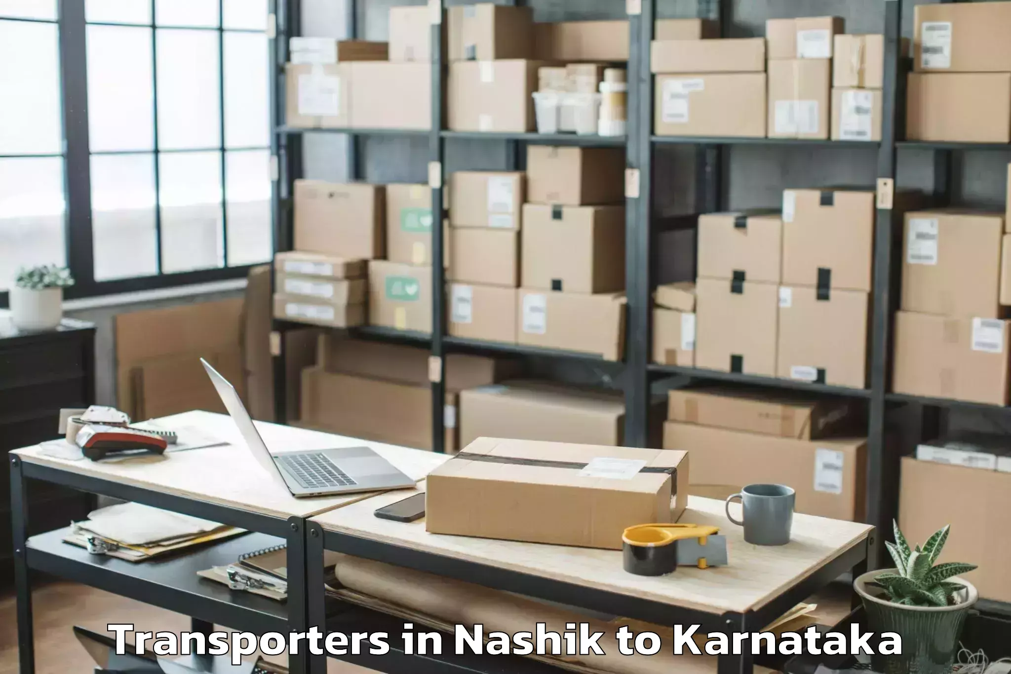 Top Nashik to Tirthahalli Transporters Available